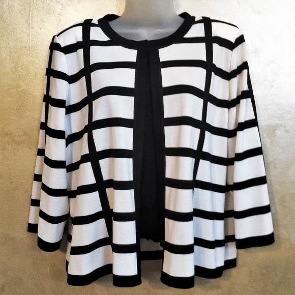 MIng Wang Jackets & Blazers - Striking Ming Wang Swing Jacket NWT XL 0X